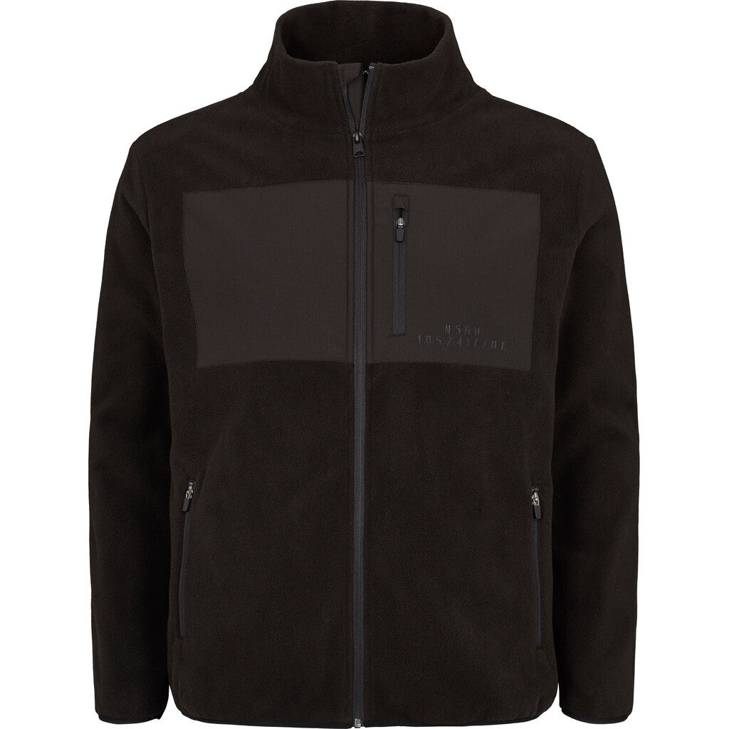 North 56°4 / North 56Denim North 56Denim Luxury Fleece Jacket W/Ribstop Linning Jacket 0099 Black