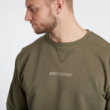 North 56°4 / North 56Denim North 56Denim logo sweatshirt TALL Sweatshirt 0659 Dusty Olive Green