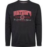 North 56°4 / North 56Denim North 56°4 Logo Sweat Embroidery Sweatshirt 0099 Black