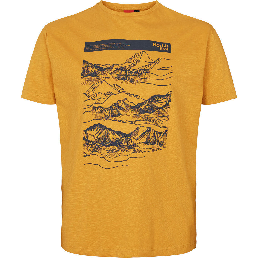 North 56°4 / North 56Denim North 56°4 Sport Printed T-shirt T-shirt 0403 Harvest Gold